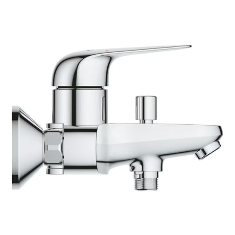 Kromirana stenska armatura za kad Grohe Euroeco z ročnim upravljanjem in preklopom kad/prha