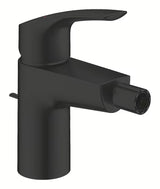 Grohe Eurosmart enoročna armatura za bide z odtokom v mat črni barvi