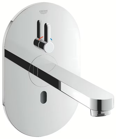 Kromirana podometna senzorska armatura za umivalnik Grohe Eurosmart z infrardečim senzorjem