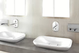 Kromirana podometna senzorska armatura za umivalnik Grohe Eurosmart z infrardečim senzorjem