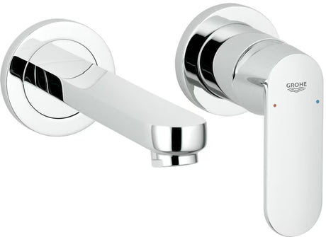 Kromirana podometna armatura za umivalnik Grohe Eurosmart Cosmopolitan pro za stensko montažo