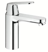 Kromiran armatura za umivalnik Grohe Eurosmart Cosmopolitan z ročnim upravljanjem in varčnim perlatorjem