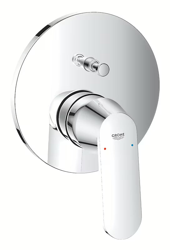 Podometna pršna/armatura za kad Grohe Eurosmart Cosmopolitan v kromirani izvedbi z ročico in preklopnikom