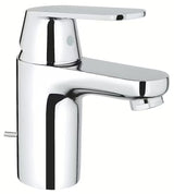 Kromiran armatura za umivalnik Grohe Eurosmart Cosmopolitan z ročnim upravljanjem in odtokom