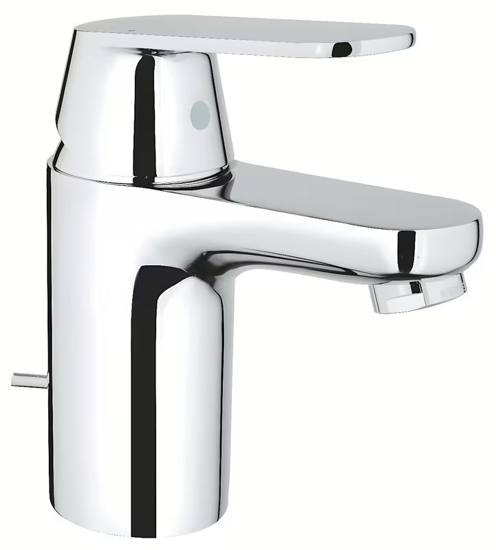 Kromiran armatura za umivalnik Grohe Eurosmart Cosmopolitan z ročnim upravljanjem in odtokom