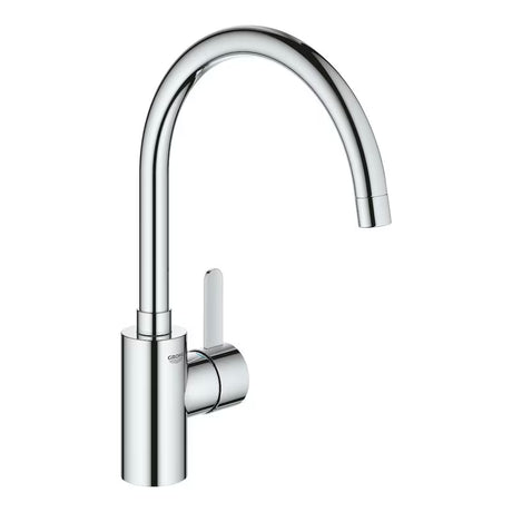 Kromirana armatura za pomivalno korito Grohe Eurosmart Cosmopolitan z visokim vrtljivim izlivom