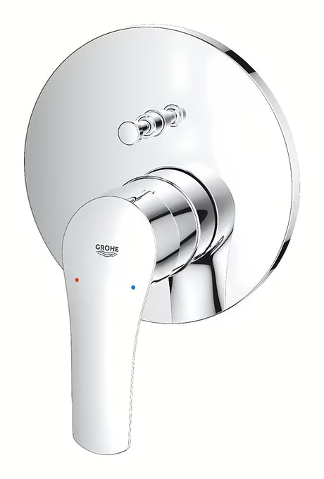 Grohe Eurosmart New podometna enoročna pršna in armatura za kad v krom izvedbi