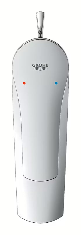 Krom enoročna stoječa armatura za umivalnik Grohe Eurosmart New z odtokom