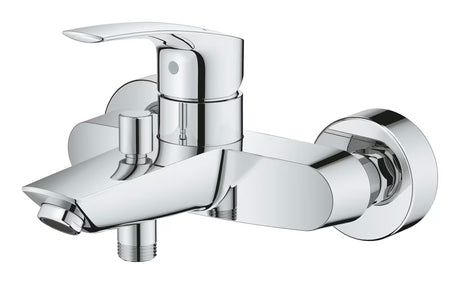 Enoročna stenska armatura za kad Grohe Eurosmart New v krom izvedbi brez tuš seta.
