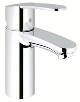 Kromirana armatura za umivalnik Grohe Eurostyle Cosmopolitan z ročnim upravljanjem in varčno tehnologijo EcoJoy.