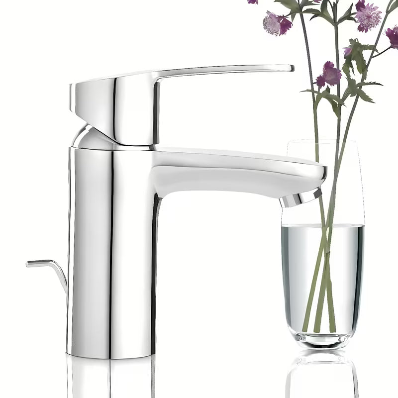 Kromirana armatura za umivalnik Grohe Eurostyle Cosmopolitan z ročnim upravljanjem in odtokom