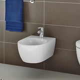 Kromirana armatura za bide Grohe Eurostyle Cosmopolitan z odtokom in ročnim upravljanjem.