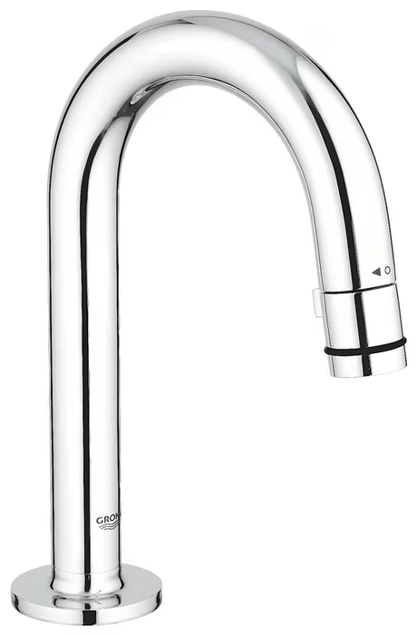 Kromiran ventil za umivalnik Grohe Universal z odtokom v obliki C in funkcijo start/stop