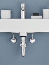 Kotni ventil Grohe pro stenska montaža z mazalno komoro 1/2 in površino Grohe StarLight