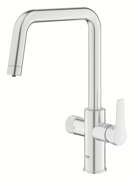 Armatura za Pomivalno Korito Grohe Blue Pure 2022 s filtrirno funkcijo v izvedbi supersteel