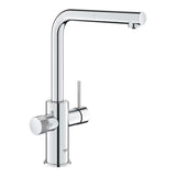 Grohe Blue Pure 2022 enoročna armatura za pomivalno korito s filtrirno funkcijo v krom izvedbi