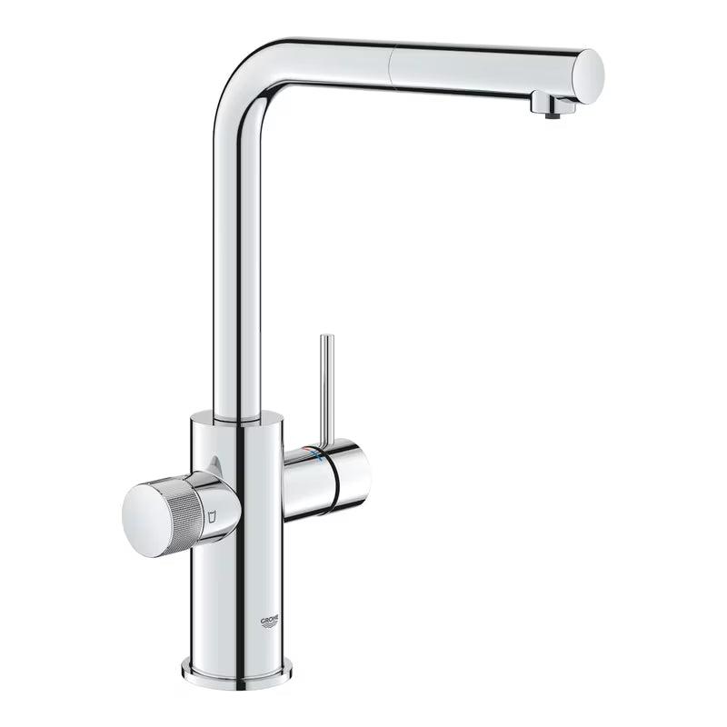 Grohe Blue Pure 2022 enoročna armatura za pomivalno korito s filtrirno funkcijo v krom izvedbi
