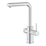 Grohe Blue Pure 2022 enoročna armatura za pomivalno korito s filtrirno funkcijo v krom izvedbi