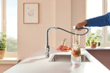 Grohe Blue Pure 2022 enoročna armatura za pomivalno korito s filtrirno funkcijo v krom izvedbi