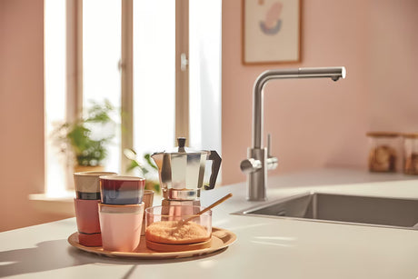 Grohe Blue Pure 2022 armatura za pomivalno korito s filtrirno funkcijo v izvedbi supersteel