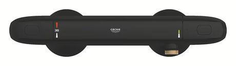 Termostatska stenska armatura za tuš Grohe Grohtherm 1000 v mat črni barvi