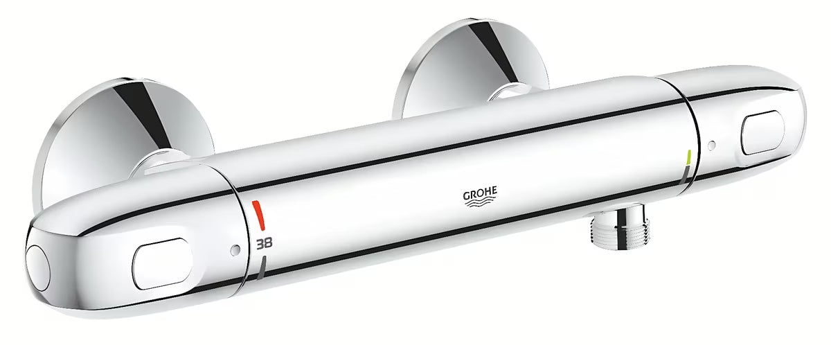 Kromirana termostatska armatura za tuš Grohe Grohtherm 1000 New pro za stensko montažo