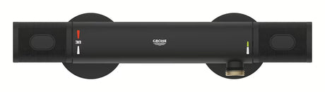 Termostatska stenska armatura za tuš Grohe Grohtherm 1000 Performance v barvi phantom black