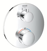 Podometna termostatska armatura za tuš Grohe Grohtherm v krom izvedbi