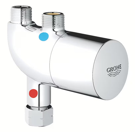 Zaščita pred oparinami Grohe Grohtherm Micro pro za varnejšo uporabo tople vode