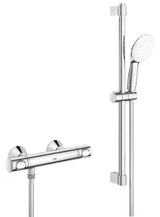 Grohe Grohtherm 500 termostatska armatura za tuš v kromu s pršno garnituro z letvijo