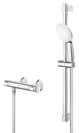 Grohe Grohtherm 500 termostatska armatura za tuš v kromu s pršno garnituro z letvijo