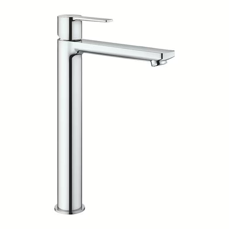Grohe Lineare visoka enoročna armatura za umivalnik v krom izvedbi brez odtoka