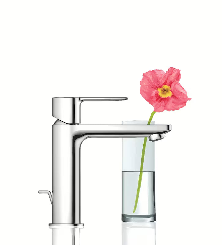 Kromirana enoročna armatura za umivalnik Grohe Lineare s standardnim izlivom