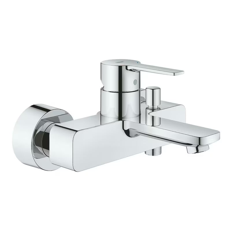 Stenska enoročna armatura za kad Grohe Lineare v krom izvedbi s preklopom kad/prha