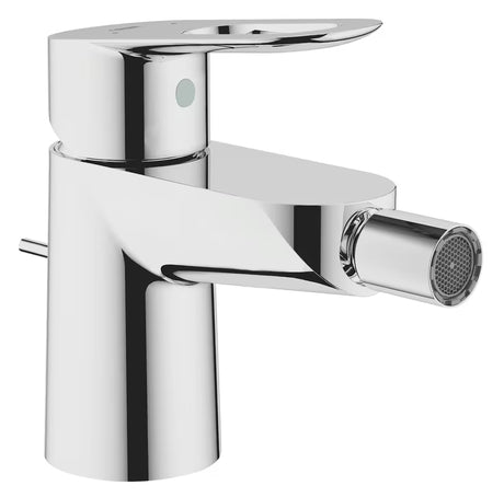 Kromirana armatura za bide Grohe Loop z ročnim upravljanjem in odtokom