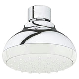 Kromirana nadglavna prha Grohe New Tempesta Classic s curkom Rain in krogličnim zglobom