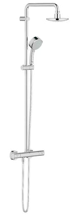 Tušni sistem Grohe New Tempesta Cosmopolitan 160 s termostatsko armaturo v krom izvedbi