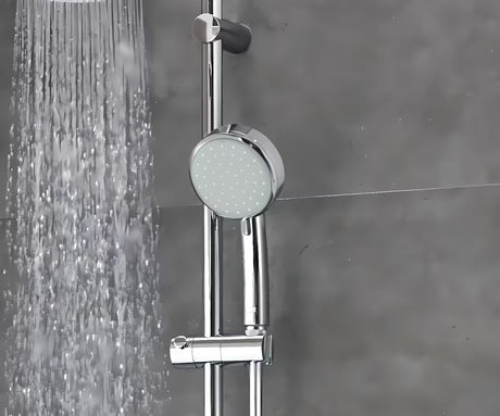 Tušni sistem Grohe New Tempesta Cosmopolitan 160 s termostatsko armaturo v krom izvedbi