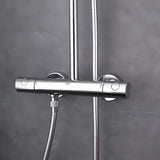 Tušni sistem Grohe New Tempesta Cosmopolitan 160 s termostatsko armaturo v krom izvedbi