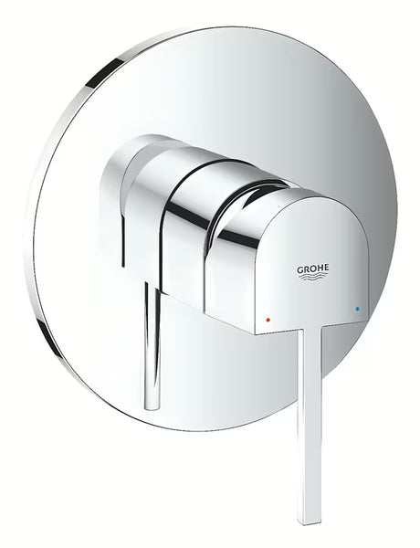 Podometna enoročna armatura za tuš Grohe Plus v krom izvedbi s kovinsko ročico