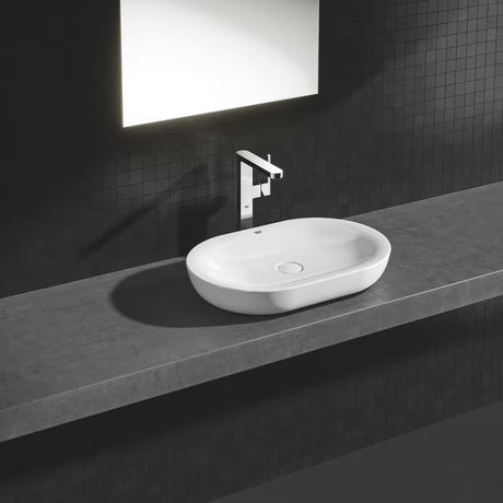 Visoka enoročna armatura za umivalnik Grohe Plus v kromu pro samostoječi umivalniki 