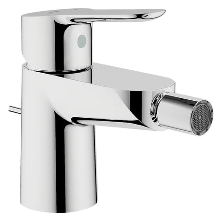 Kromirana enoročna stoječa armatura za bide Grohe Project z odtokom in vrtljivim zgibom
