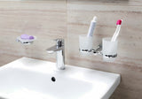 Kromirana enoročna armatura za umivalnik Grohe bauedge s pop-up odtokom