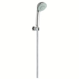 Kromiran fiksni stenski nosilec tuš ročke Grohe Rainshower z okroglo rozeto