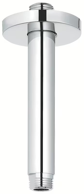 Stropni držalo za nadglavno prho Grohe Rainshower v krom izvedbi, dolžina 142 mm
