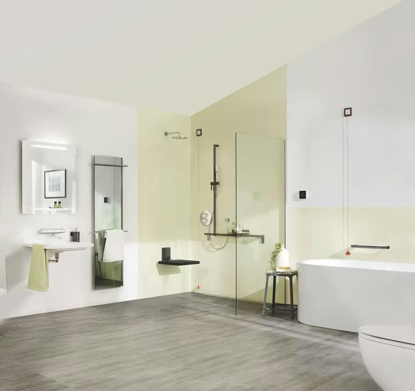 Grohe Rainshower Cosmopolitan Metal nadglavna prha z držalom prhe v kromu