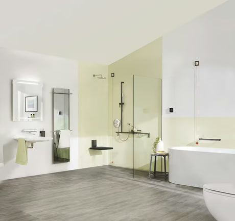 Grohe Rainshower Cosmopolitan Metal nadglavna prha z držalom prhe v kromu