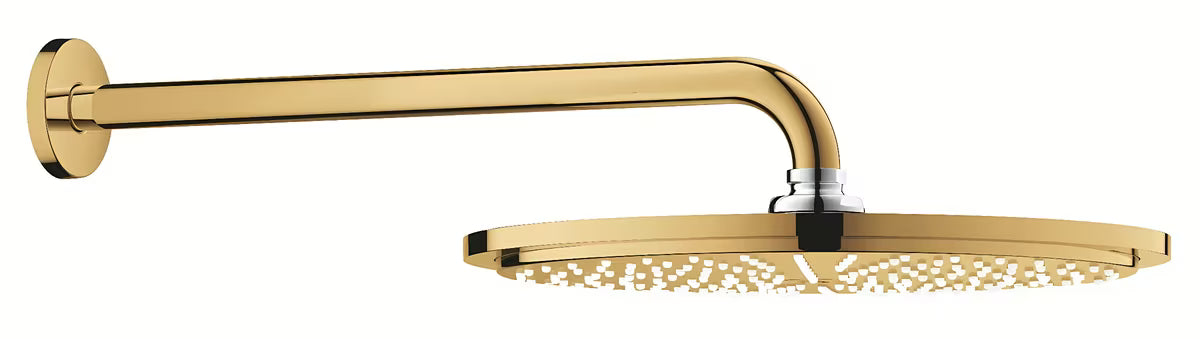 Grohe Rainshower Cosmopolitan Metal nadglavna prha 310 z ročajem 380 mm v površinski obdelavi Cool Sunrise