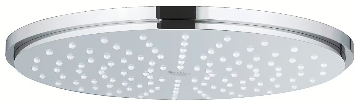 Kovinska nadglavna prha Grohe Rainshower Cosmopolitan 210 v krom izvedbi s curkom Rain