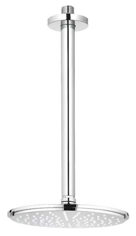 Kovinska nadglavna prha Grohe Rainshower Cosmopolitan 210 v krom izvedbi s curkom Rain